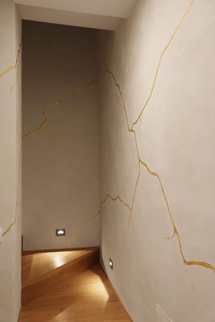 decorazione contemporanea:Parete-effetto-“Kintsugi”-1 (Textures di Texturalife)
